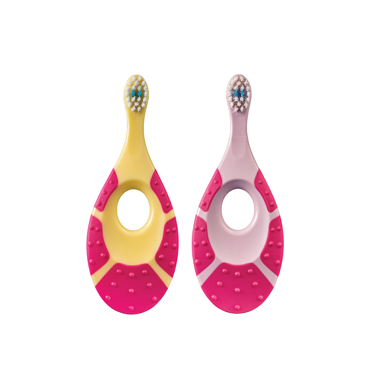 Jordan Kids Step 1 Supersoft Toothbrush (Age 0-2) [Twin Pack]  - Assorted Colour