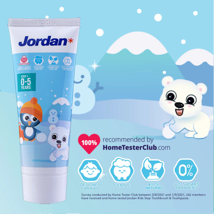 Jordan Kids Step 1 Toothpaste (Age 0-5) 75g