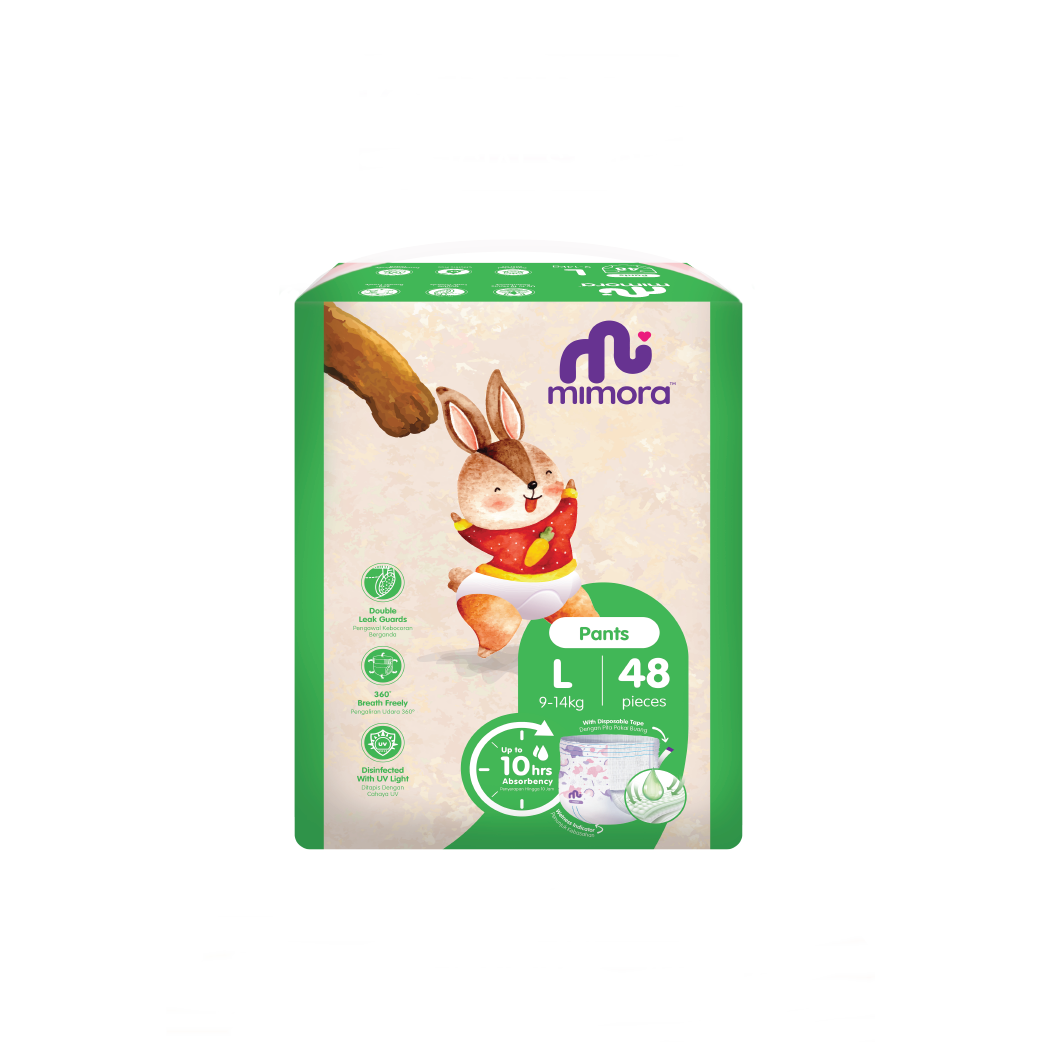 Mimora Chlorine Free Pants Diapers (M/L/XL/XXL)