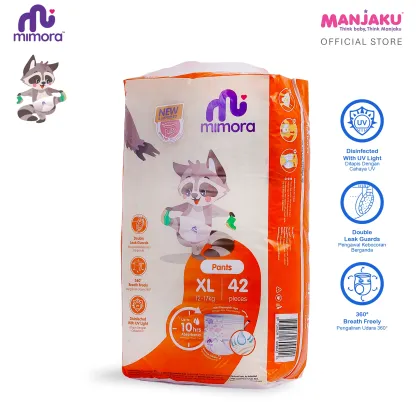Mimora Chlorine Free Pants Diapers - XL42