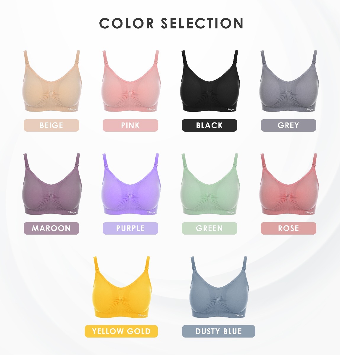 Shapee Classic Nursing Bra - Maroon (NB116)