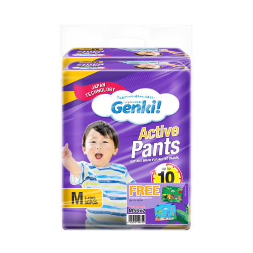 Genki Baby Pants Mega Twin Pack -M