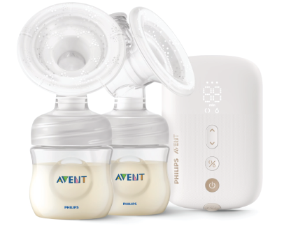 Philips Avent Premium Twin Electric Breast Pump (Free Food Mug & Mama Bag)