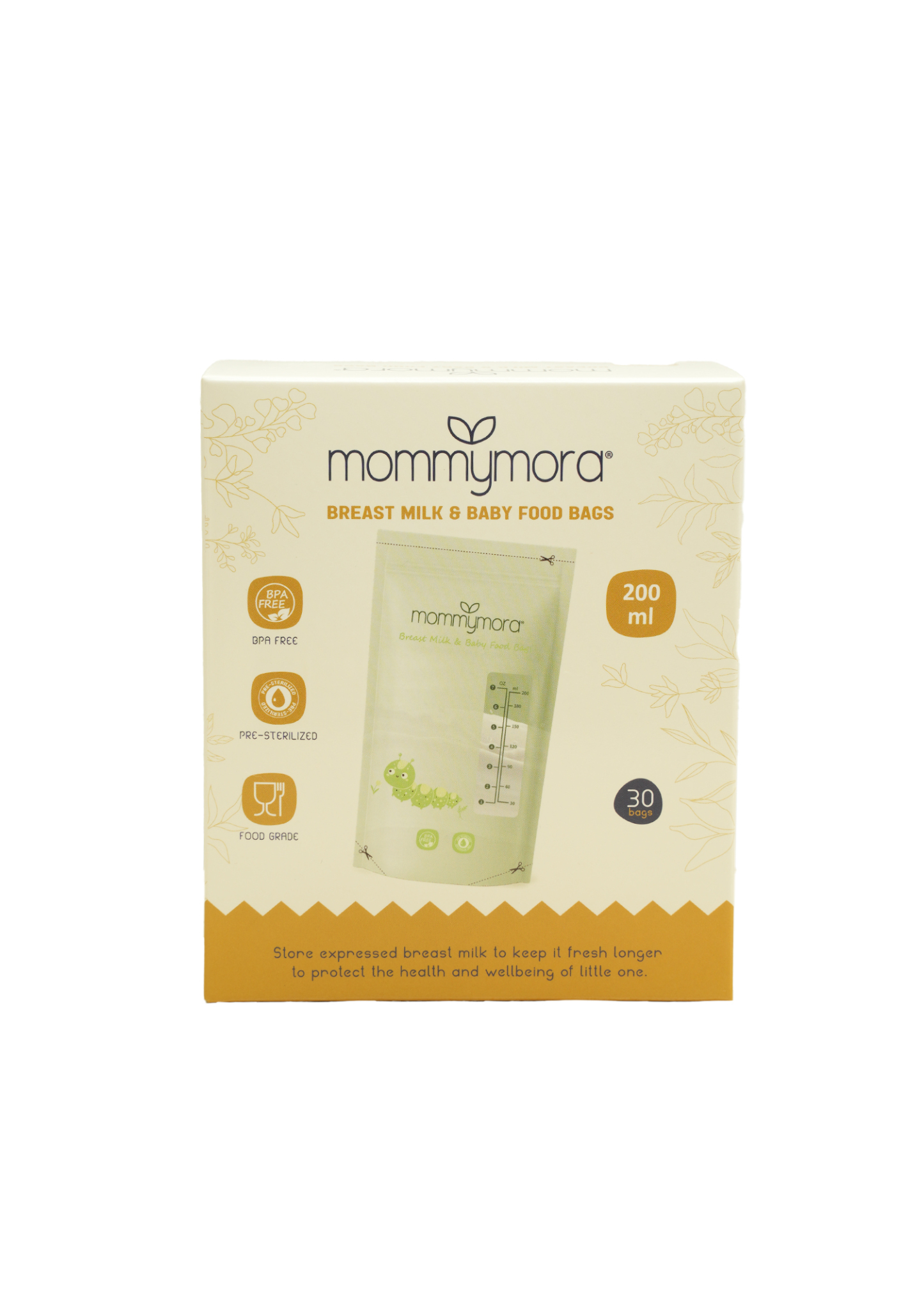 MOMMYMORA MILK STORAGE BAG 200ML 30P