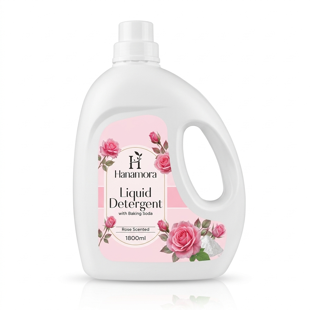 HANAMORA LIQUID DETERGENT WITH BAKING SODA 1800ML