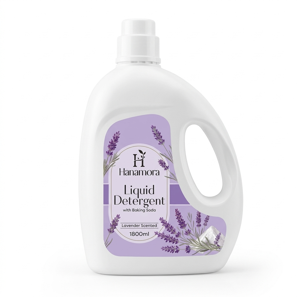 HANAMORA LIQUID DETERGENT WITH BAKING SODA 1800ML