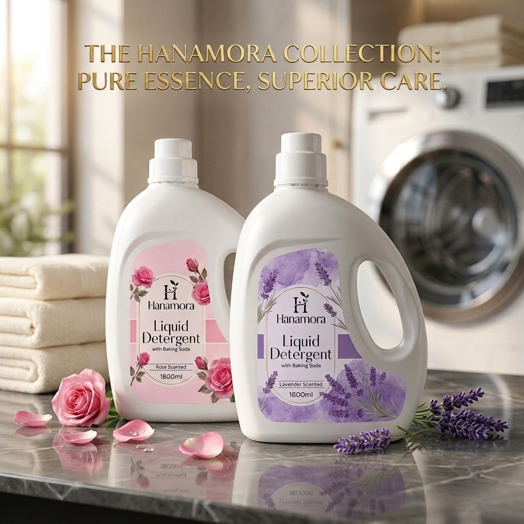 HANAMORA LIQUID DETERGENT WITH BAKING SODA 1800ML