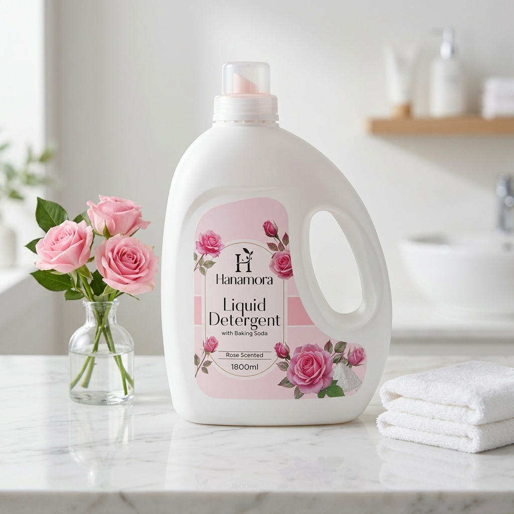 HANAMORA LIQUID DETERGENT WITH BAKING SODA 1800ML
