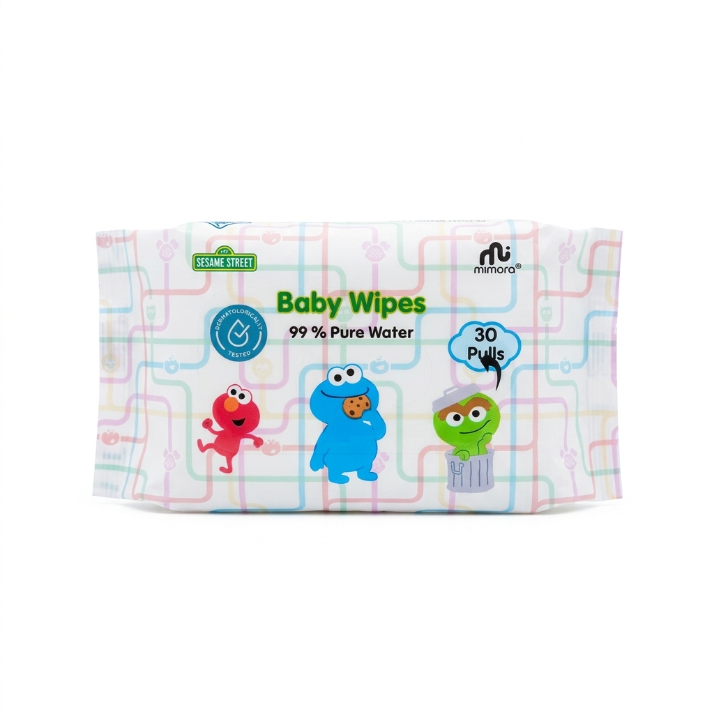 SESAME X MIMORA B.WIPES 30S PURE WATER