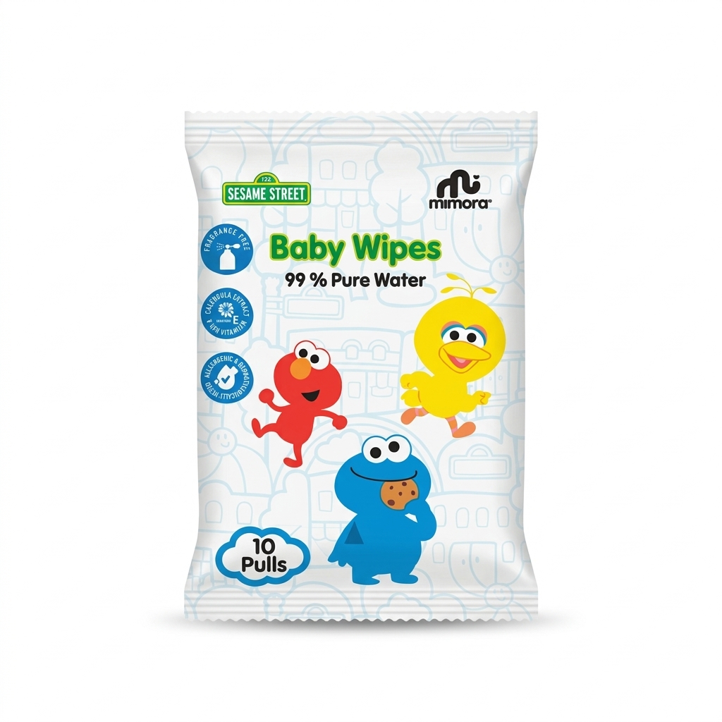 SESAME X MIMORA BABY WIPES PURE WATER