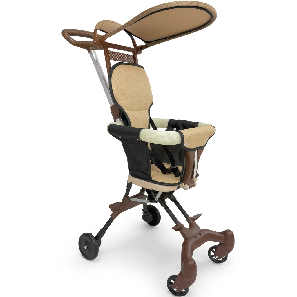 LIVKIN KIDS BABY MAGIC STROLLER FB-520 BLACK / BROWN