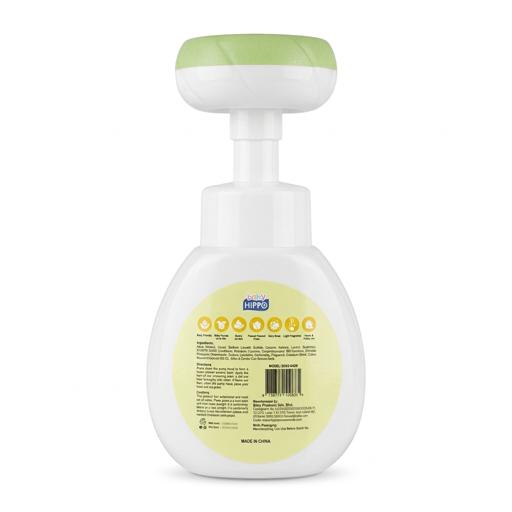BABY HIPPO FLOWER FOAM HANDWASH 300ML