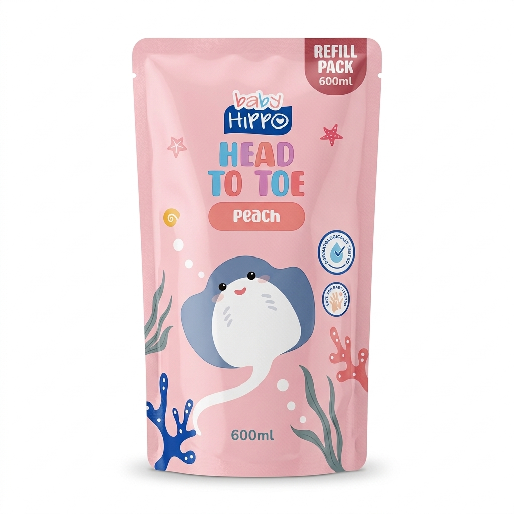 BABY HIPPO HEAD TO TOE 600ML