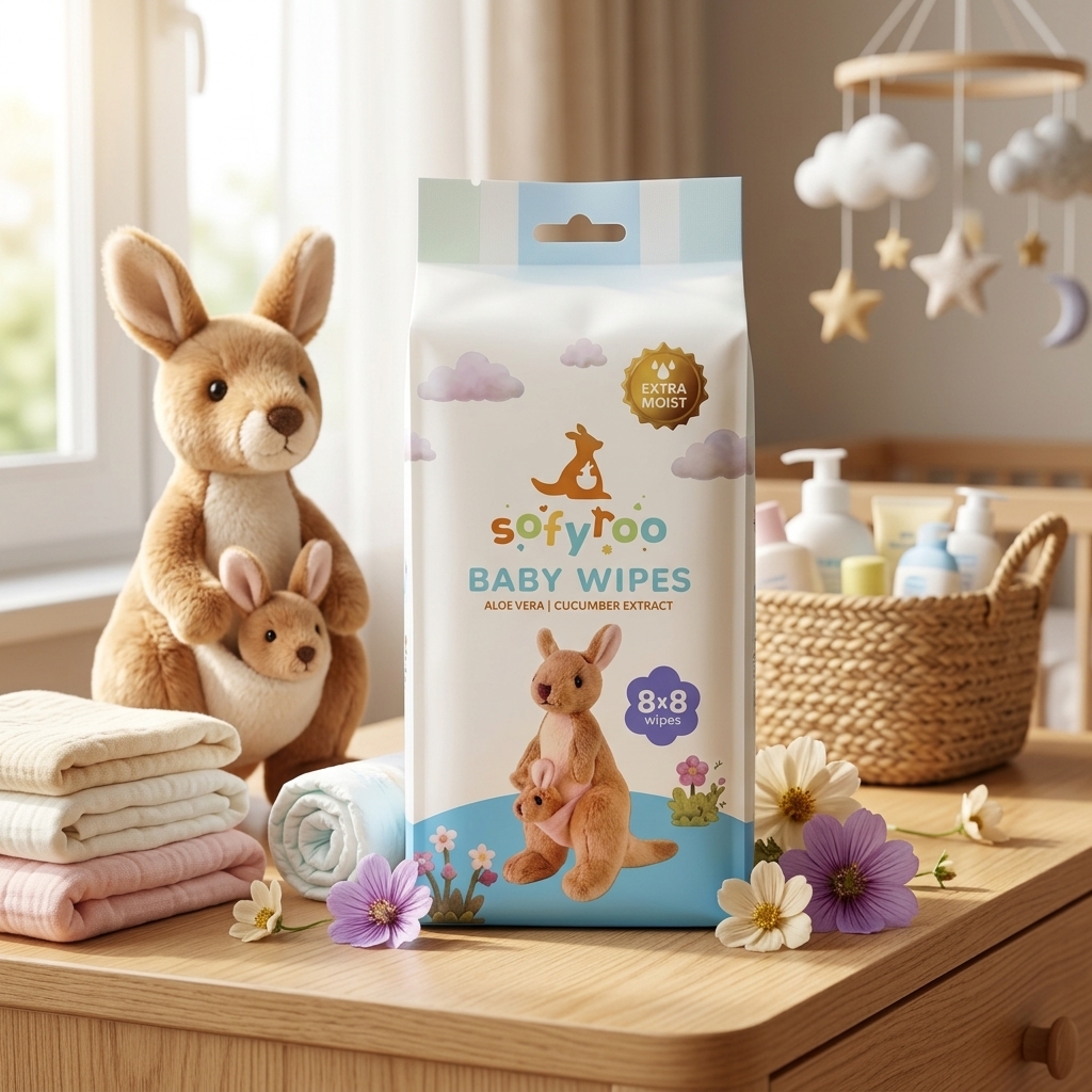SOFYROO MINI WIPES 8X8S EXTRA MOIST