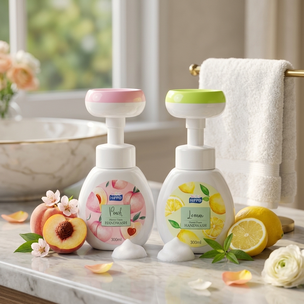 BABY HIPPO FLOWER FOAM HANDWASH 300ML
