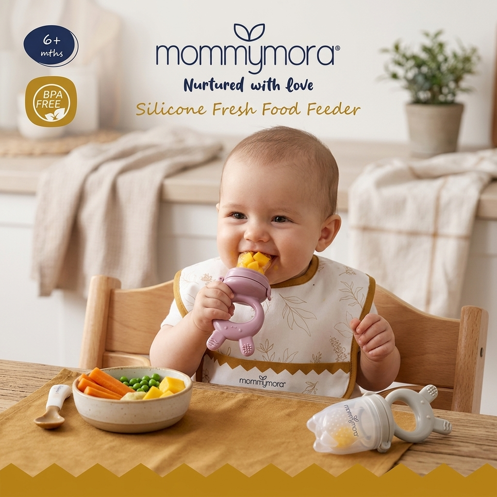 MOMMYMORA SILICONE BABY FRUIT FEEDER