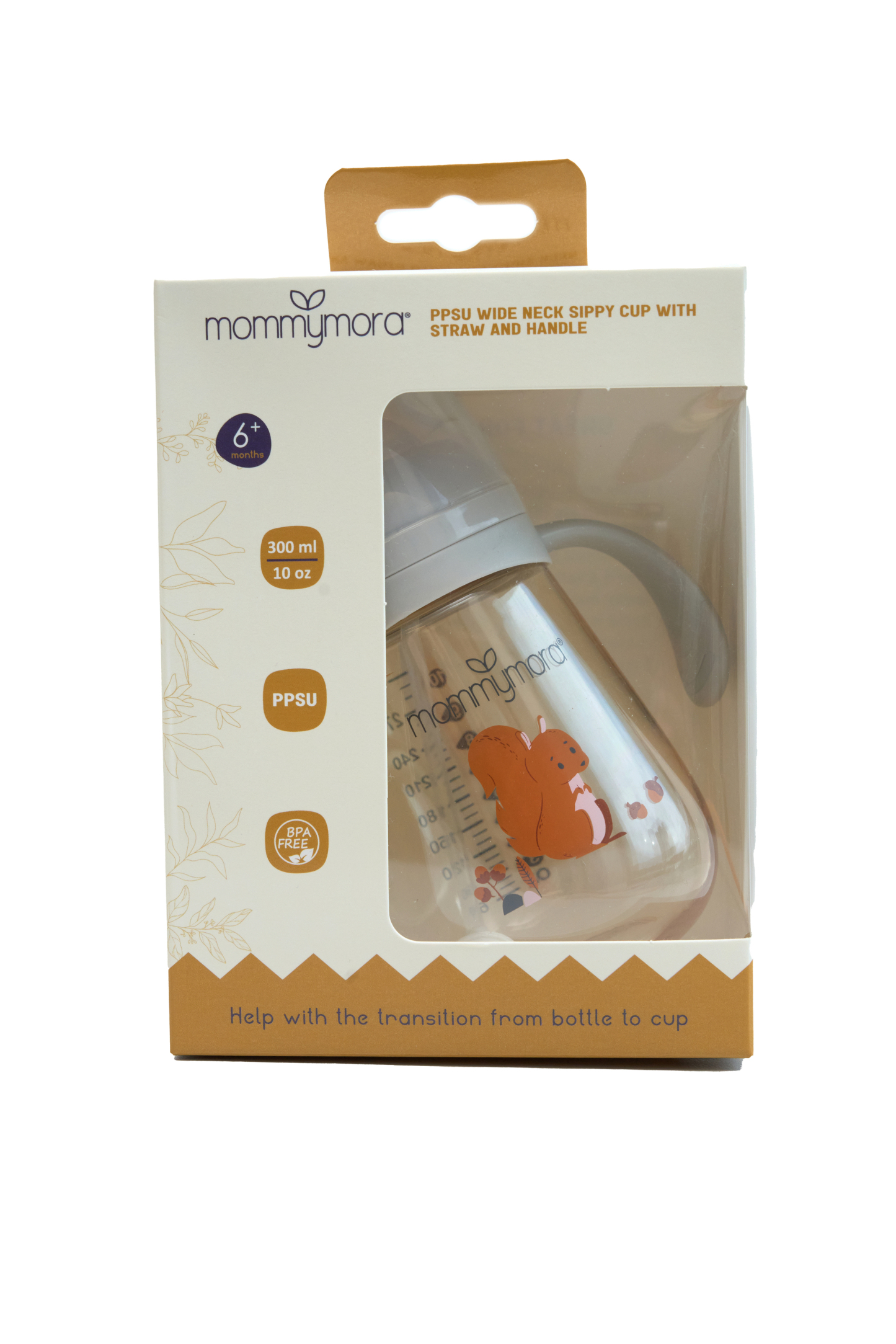 MOMMYMORA PPSU SIPPY CUP 300ML W STRW