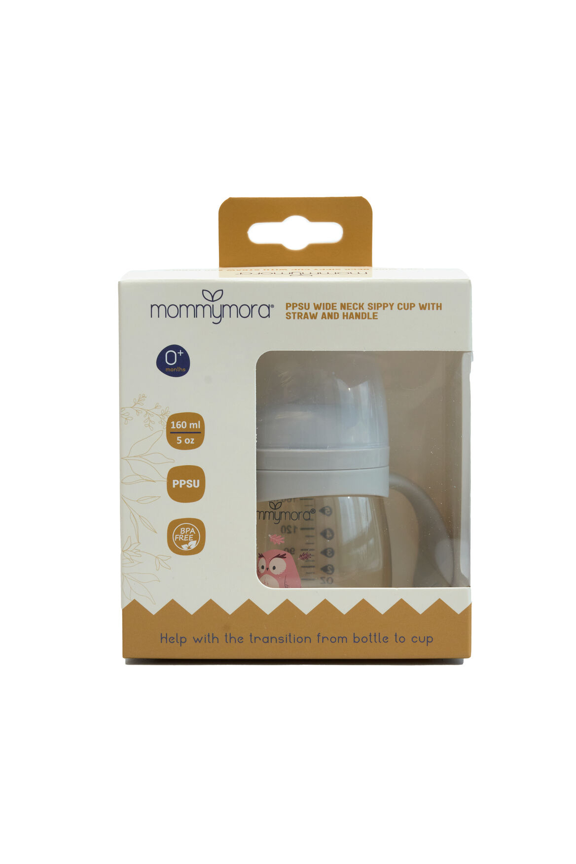 MOMMYMORA PPSU SIPPY CUP 160ML W STRW