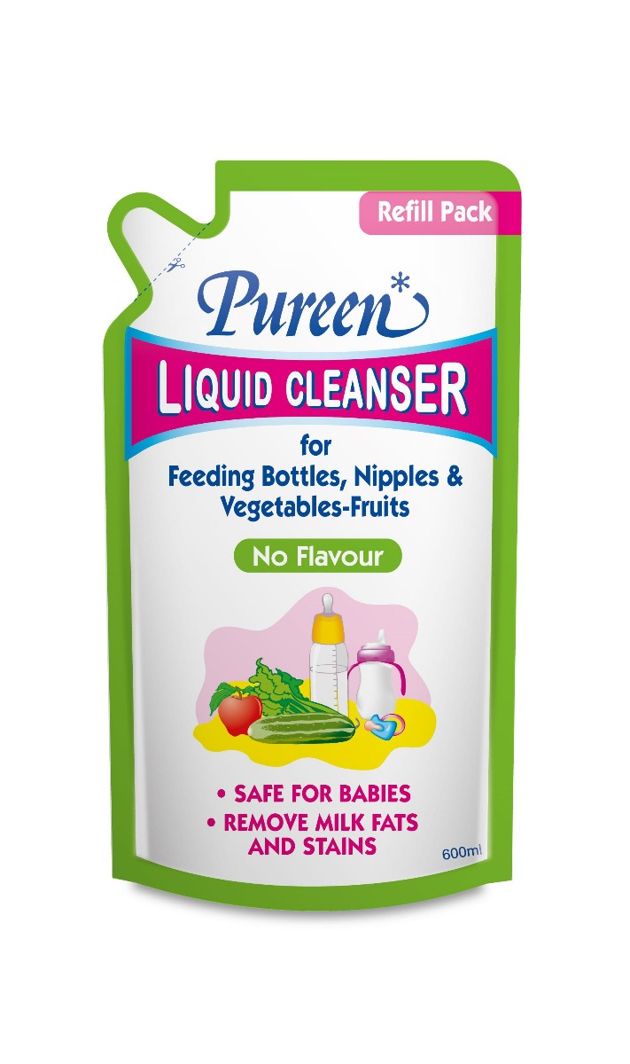 PUREEN LIQUID CLEANSER-(M)REF 600ML MINT