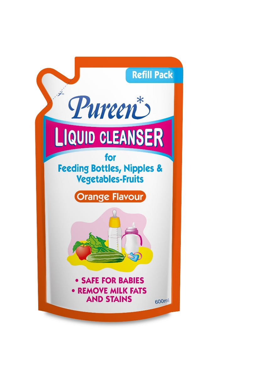 PUREEN LIQUID CLEANSER-(M)REF 600ML MINT