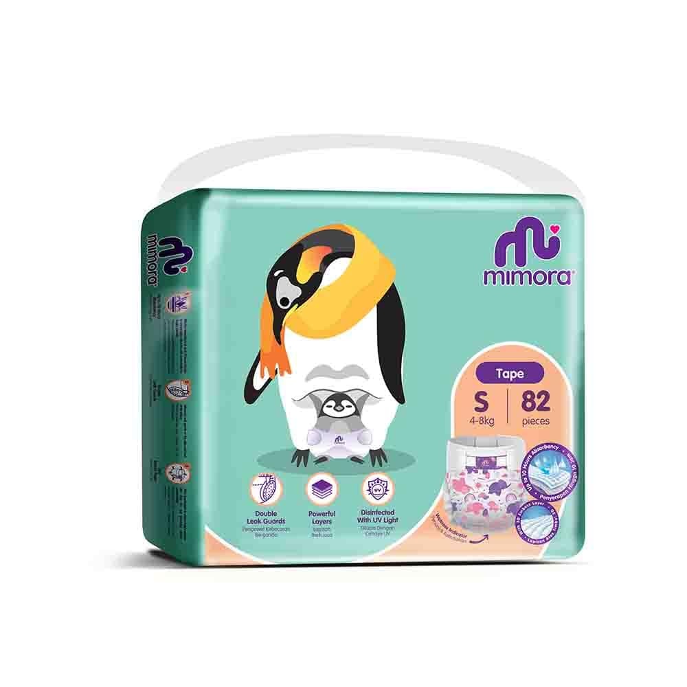 Mimora Chlorine Free Tape Diapers S82