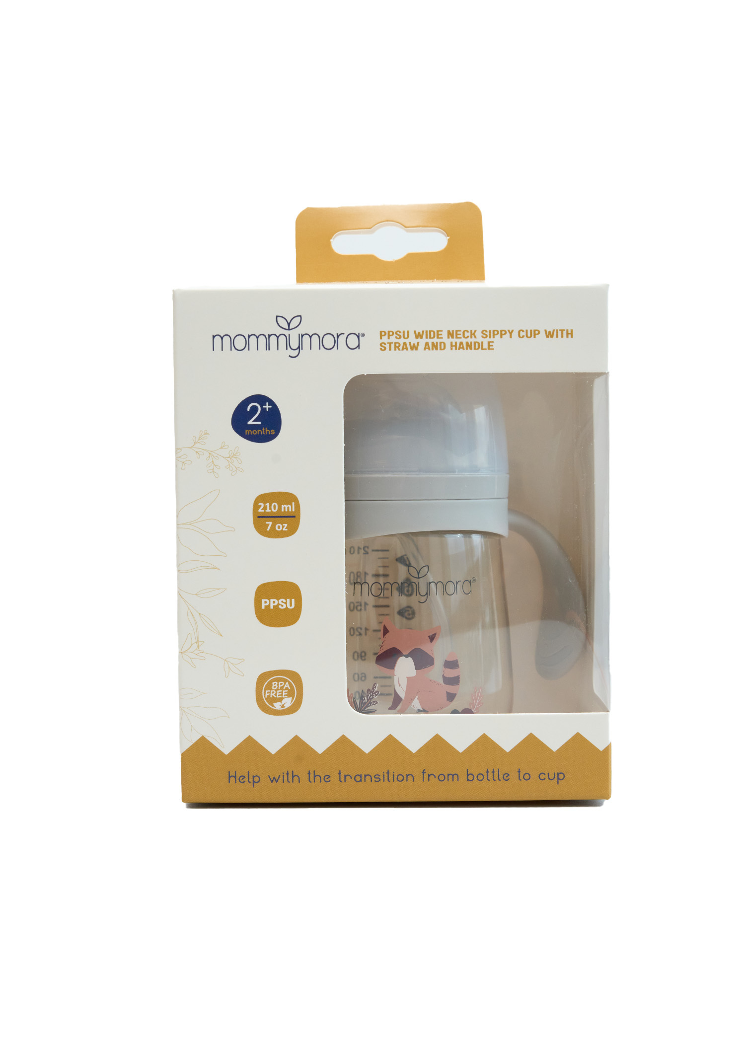 MOMMYMORA PPSU SIPPY CUP 210ML W STRW