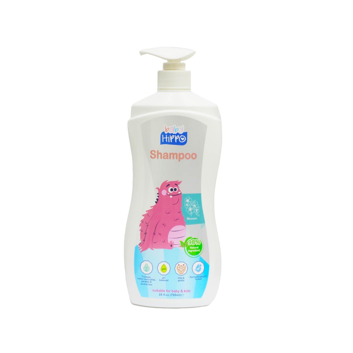Baby Hippo Baby Shampoo 750ML - Blossom
