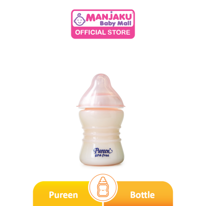 Pureen Natural Flow Bottle 8oz (Assorted Color)