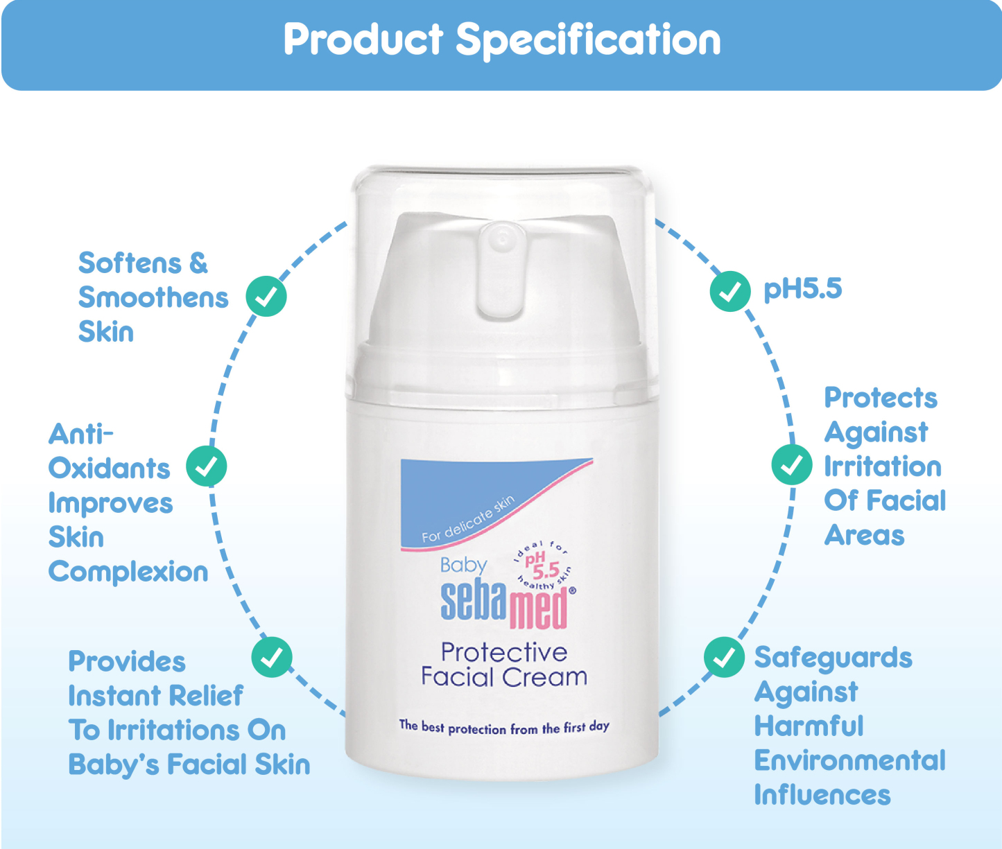 SebaMed Baby Protective Facial Cream 50ml