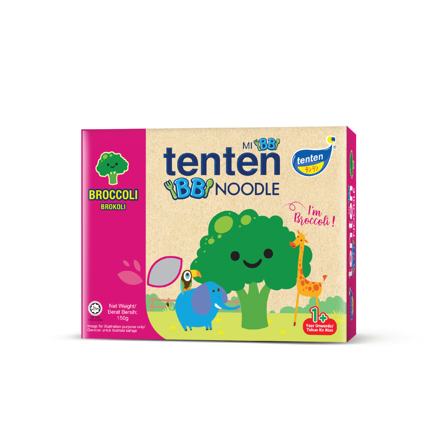 Tenten Baby Noodle 150g - Broccoli
