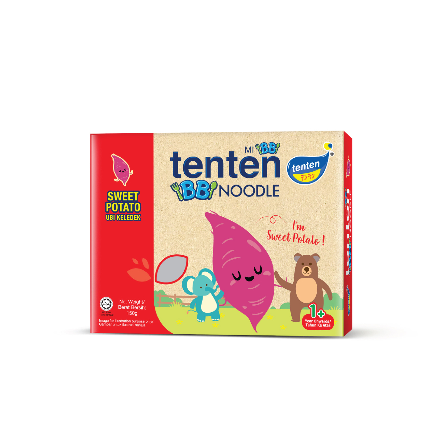 Tenten Baby Noodle 150g - Sweet Potato