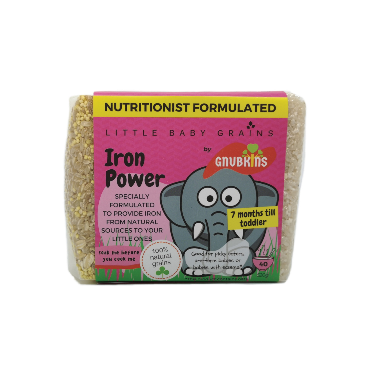 Little Baby Grains Iron Power (Nutritionist Formulated) 7 Months - 520g