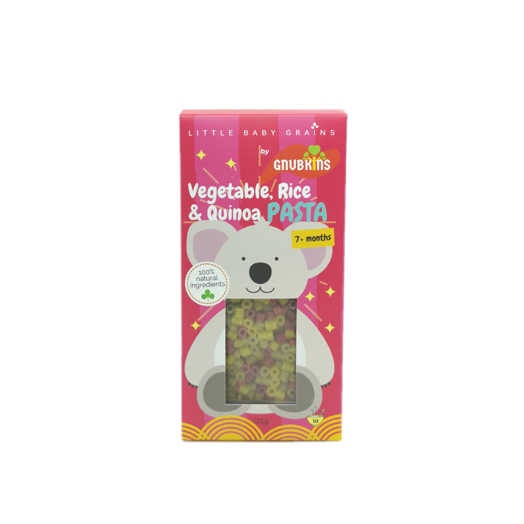 Little Baby Grains Vegetable, Rice & Quinoa (Pasta) 7 Months - 125g