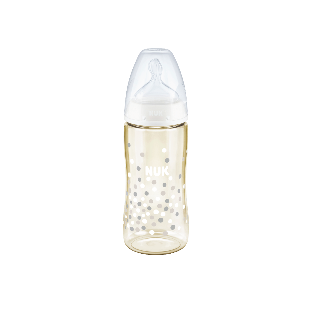 Nuk PCH 300ml/10oz PPSU Temperature Control Bottle / Silicone S2 M (6 Months +) - Assorted Colors