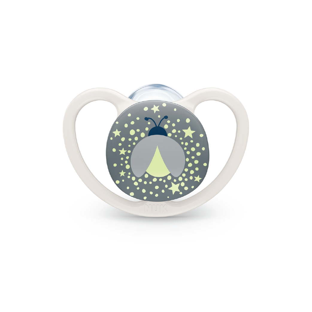 Nuk Silicone Soother S3 Spcae Night (18 Months +) Teethers & Pacifiers - Assorted Design (1 piece)