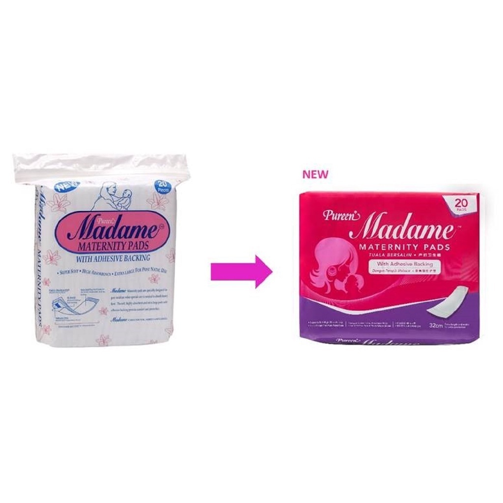 Pureen Mademe Maternity Pads 30's (For After Birth)