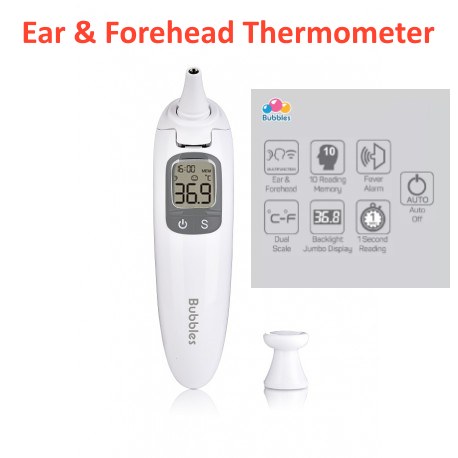 Bubbles Ear and Forehead Thermometer