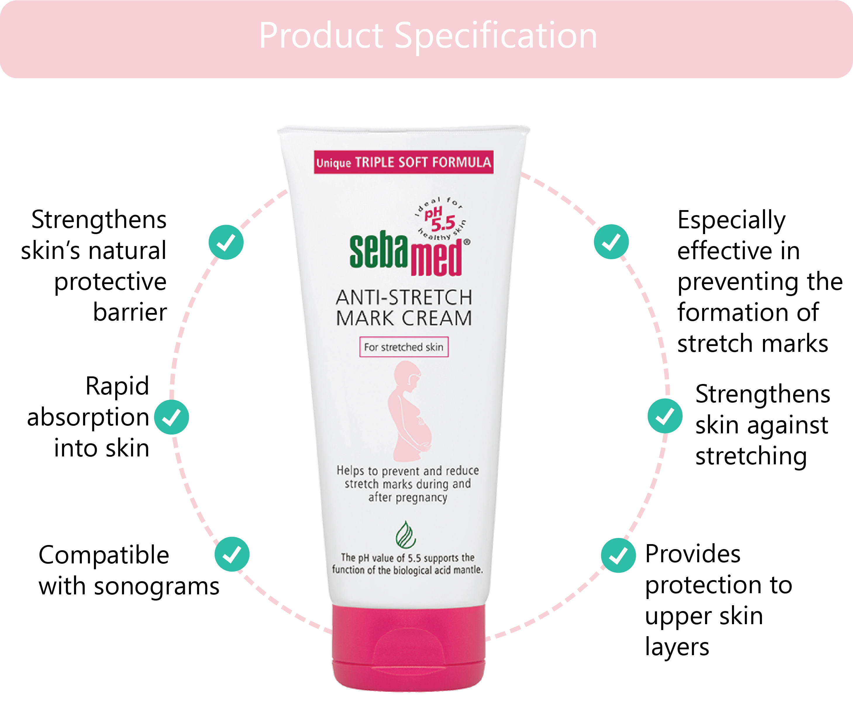 Sebamed Anti Stretch Mark Cream - 200ml