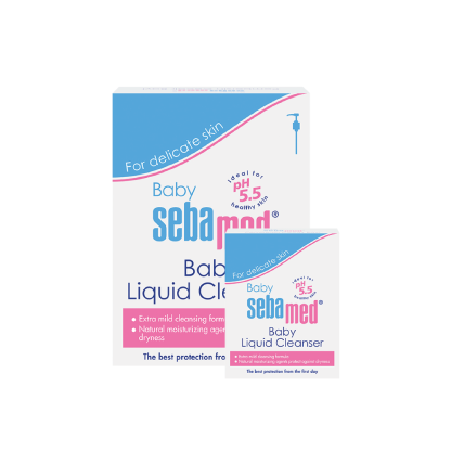 SebaMed Baby Liquid Cleanser 1000ml GWP Baby Liquid 200ml