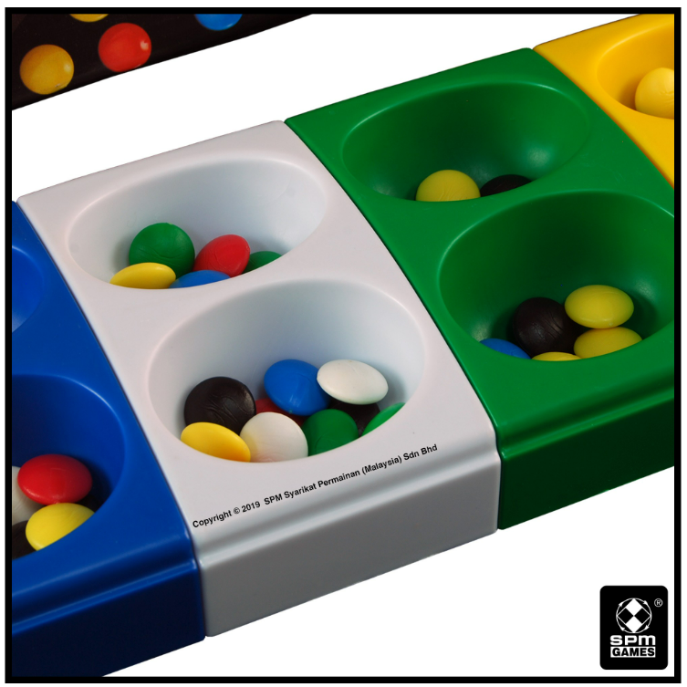 Congkak 16-Holes Colourful And Foldable (MSPM109)