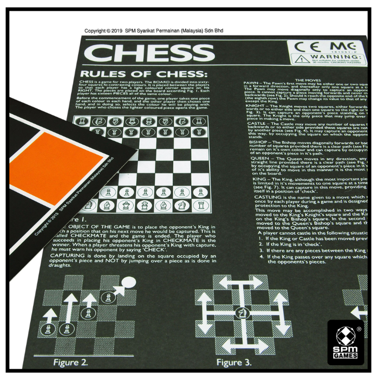 Shahs Standard 2 In 1 Chess And Checkers Set Board Game (MSPM88)