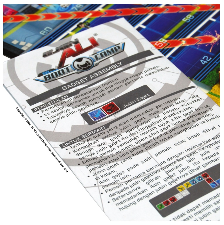 Ejen Ali Misi Boot Camp 3 In 1 Board Game (MSPM899)