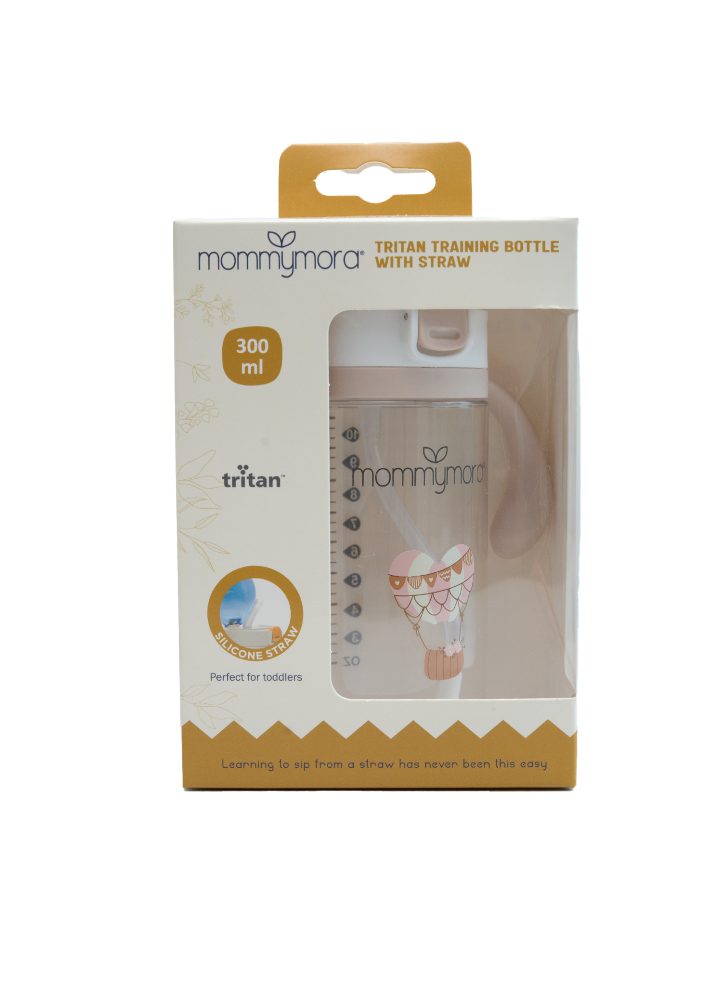 MOMMYMORA TRITAN TRAINING BTL 300ML GRY / BLUE