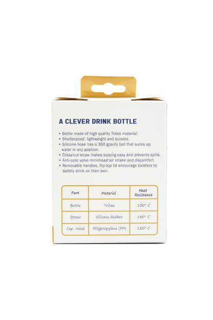 MOMMYMORA TRITAN TRAINING BTL 240ML GRY / BLU