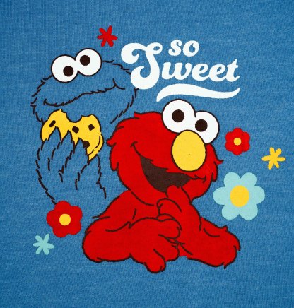 SESAME G S/S TOP (STT0825-20019) - BLUE