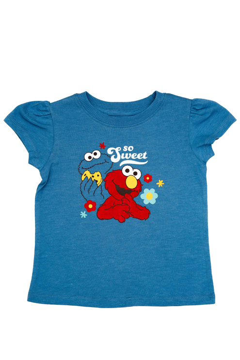 SESAME G S/S TOP (STT0825-20019) - BLUE