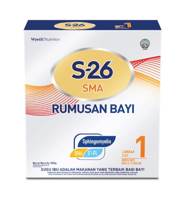 S26 Gold Sma Step 1 Infant Formula 550g