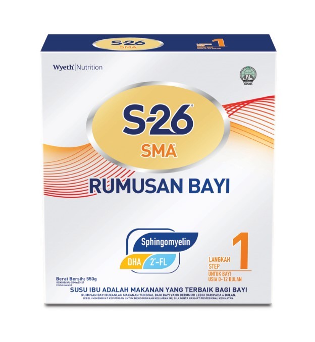 S26 Gold Sma Step 1 Infant Formula 550g