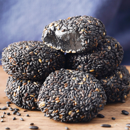 五黑麻薯芝麻球