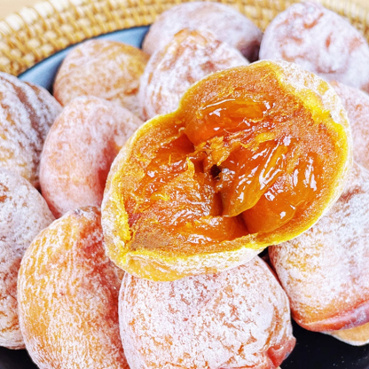 農家上霜老樹柿餅純天然